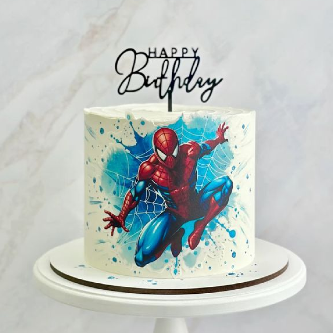 Superhero Birthday Cake