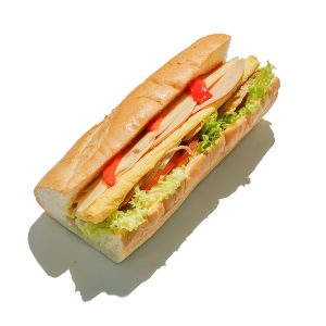 Smoked Salmon with Soft Cheese Baguette