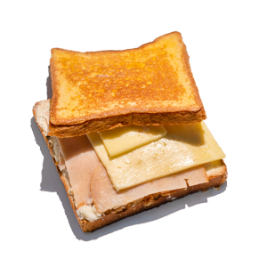 Smoked Salmon with Soft Cheese Baguette