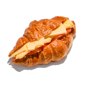 Omelette Cheese In Croissant