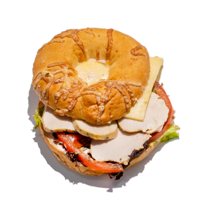 Turkey Provolone Begel